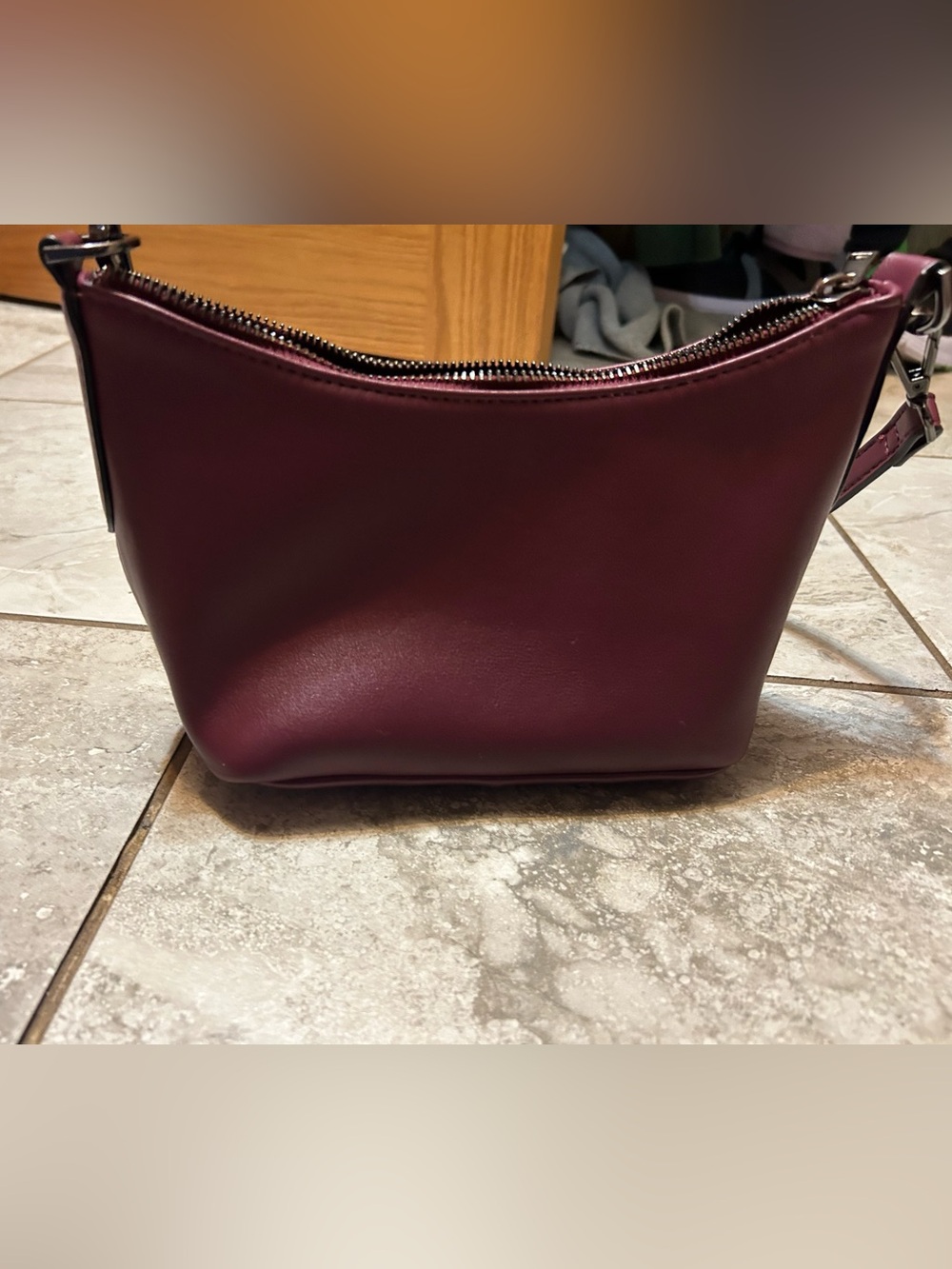 a new day Plum color crossbody bag